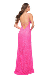 La Femme 29987 Dress Neon-Pink