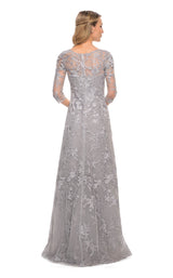 2 of 4 La Femme 29989 Dress Silver