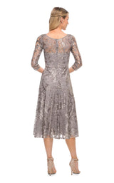 2 of 2 La Femme 29993 Dress Silver