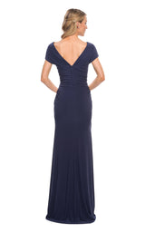 2 of 4 La Femme 29998 Dress Navy