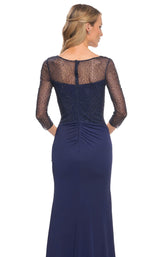 4 of 4 La Femme 30028 Dress Navy