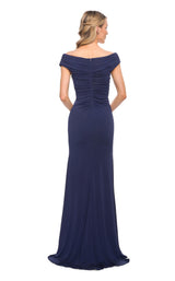 2 of 4 La Femme 30040 Dress Navy
