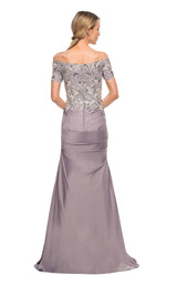 2 of 4 La Femme 30045 Dress Silver
