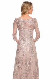 4 of 4 La Femme 30054 Dress Mauve