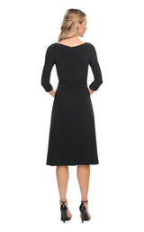 2 of 2 La Femme 30069 Dress Black