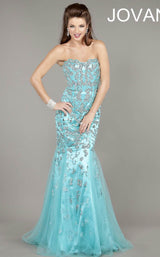 1 of 4 Jovani 3008 Dress Aqua