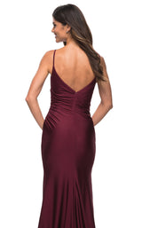 7 of 8 La Femme 30095 Dress Dark-Berry
