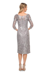 2 of 2 La Femme 30097 Dress Silver