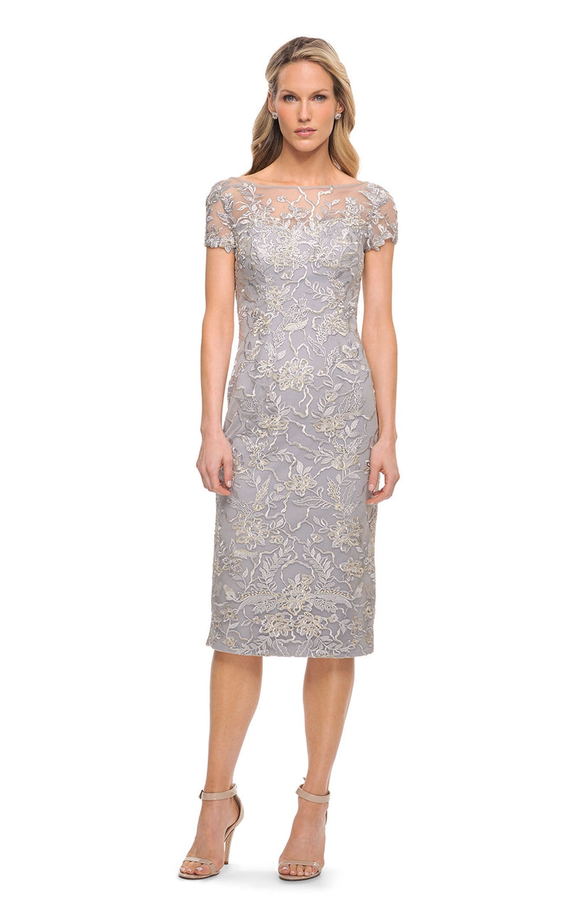 La Femme 30108 Dress Silver