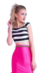 2 of 2 Mac Duggal 30117C Fuchsia