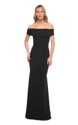 1 of 4 La Femme 30117 Dress Black