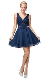 3 of 6 Dancing Queen 3011 Dress Navy