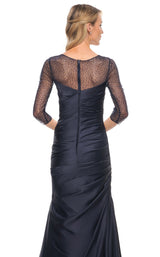 4 of 4 La Femme 30138 Dress Navy