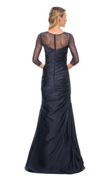 2 of 4 La Femme 30138 Dress Navy
