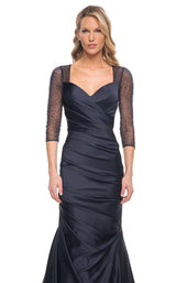 3 of 4 La Femme 30138 Dress Navy