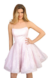 1 of 2 Clarisse 30151 Dress Pale-Pink