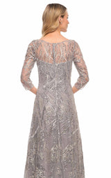 4 of 4 La Femme 30161 Dress Silver