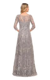2 of 4 La Femme 30161 Dress Silver