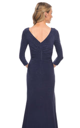 4 of 4 La Femme 30177 Dress Navy