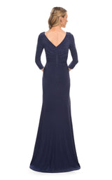 2 of 4 La Femme 30177 Dress Navy