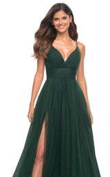5 of 8 La Femme 30180 Dress Dark-Emerald