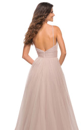 8 of 8 La Femme 30180 Dress Dusty-Mauve