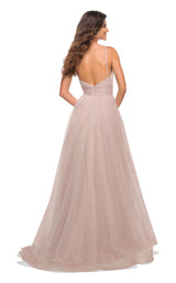 4 of 8 La Femme 30180 Dress Dusty-Mauve