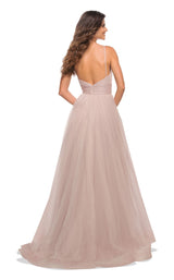 4 of 8 La Femme 30180 Dress Dusty-Mauve