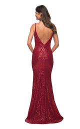 6 of 12 La Femme 30187 Dress Red