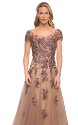 3 of 4 La Femme 30197 Dress Cocoa