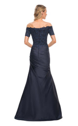 2 of 4 La Femme 30199 Dress Navy