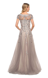 2 of 4 La Femme 30239 Dress Silver-Pink