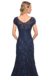 4 of 4 La Femme 30269 Dress Navy