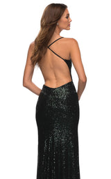 7 of 7 La Femme 30287 Dress Dark-Emerald