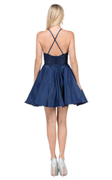 3 of 3 Dancing Queen 3028 Dress Navy