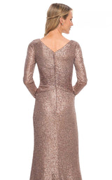 4 of 4 La Femme 30310 Dress Cocoa