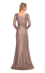 2 of 4 La Femme 30310 Dress Cocoa