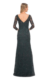 2 of 4 La Femme 30317 Dress Dark-Emerald