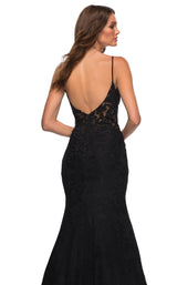 10 of 11 La Femme 30320 Dress Black