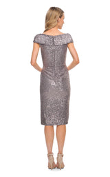 2 of 4 La Femme 30323 Dress Silver