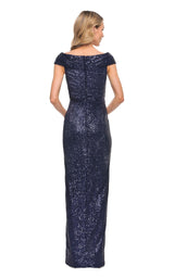 2 of 4 La Femme 30326 Dress Navy