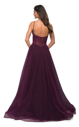 4 of 9 La Femme 30334 Dress Dark-Berry
