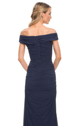 4 of 4 La Femme 30363 Dress Navy