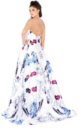 3 of 6 Mac Duggal 30374L Diamond White