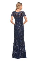 2 of 4 La Femme 30375 Dress Navy