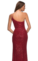 10 of 12 La Femme 30391 Dress Red