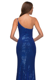 11 of 12 La Femme 30391 Dress Royal-Blue
