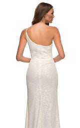 12 of 12 La Femme 30391 Dress White