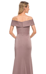 4 of 4 La Femme 30397 Dress Cocoa