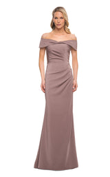 1 of 4 La Femme 30397 Dress Cocoa